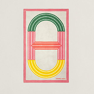 ビーチタオル 《マイヨン・マラン》 - ピンク | Hermès - エルメス